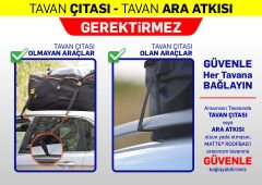 Araç Üstü Tavan Çantası Port bagaj 350 Litre