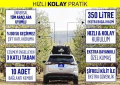 Araç Üstü Tavan Çantası Port bagaj 350 Litre